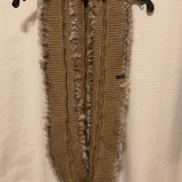 Rudsak Authentic Rabbit Fur & Knit Infinity Scarf - Picture 4 of 4